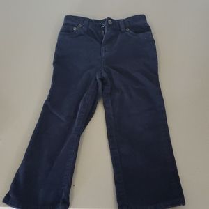 Navy corduroy pants